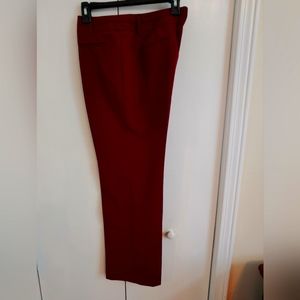 Women's Pants - Maroon Size 12 Petite